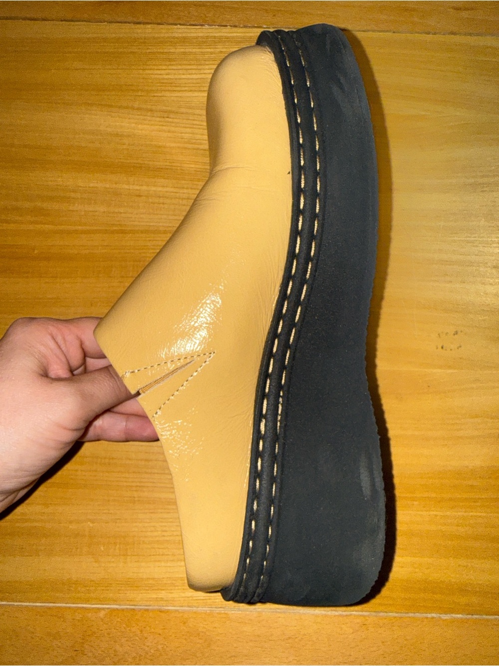 Miista Kristi Mules - Toffee Crinkle Leather SZ38 EU - Picture 5 of 10
